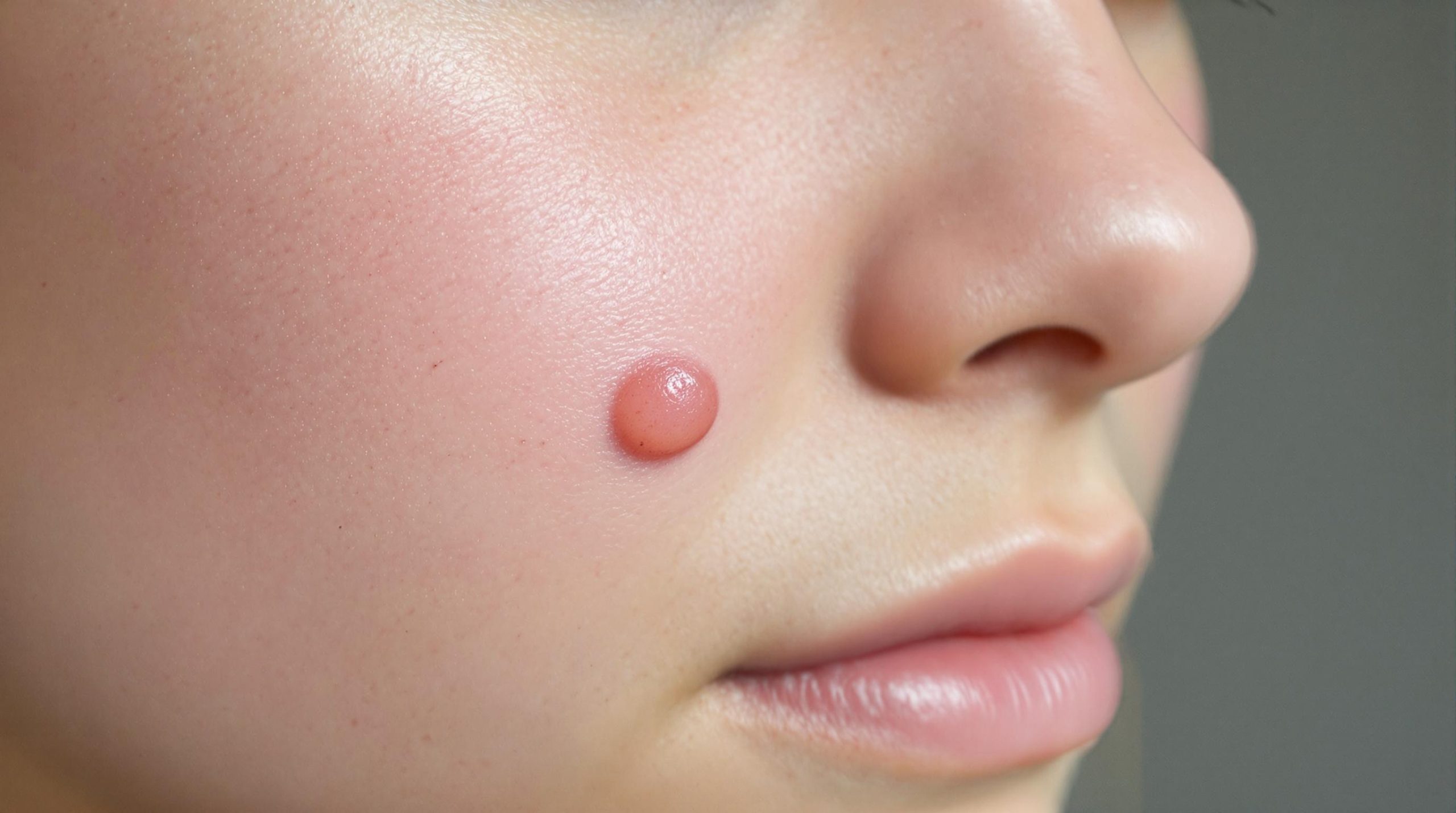 Bouton sur la joue : signification, causes et solutions