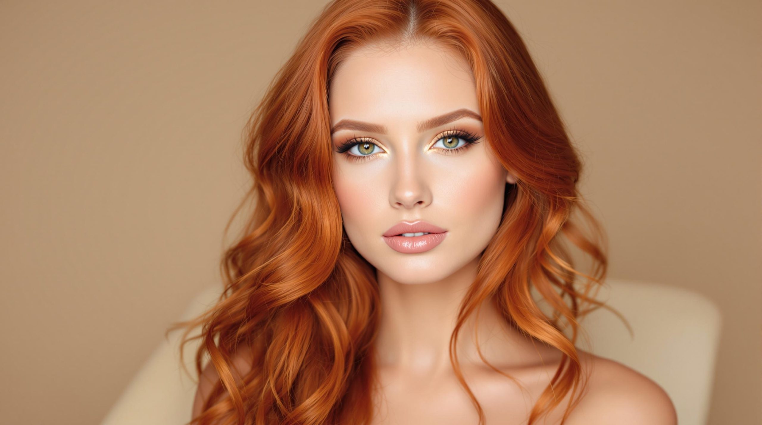 Maquillage pour rousses aux yeux verts : conseils et astuces